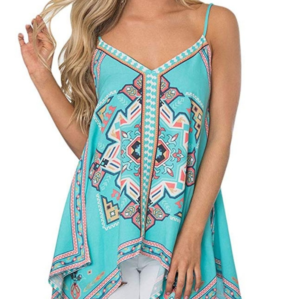 Tribal tank top large